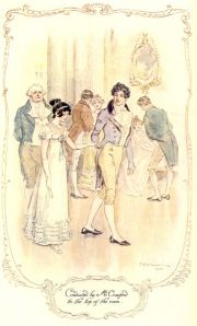 Mansfield Park. Illustration by C. E. Brock. 